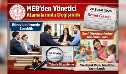 MEB’den Yönetici Atamalarında Değişiklik