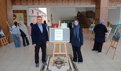 Genç Yetenek Hira Nur Olukçu’dan “Tuvallerde Yolculuk” Sergisi