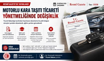 Motorlu Kara Taşıtı Ticareti Yönetmeliğinde Değişiklik Resmî Gazete’de Yayımlandı