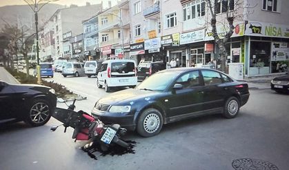 Tarık Buğra Caddesinde Trafik kazası