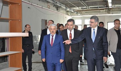 Akşehir’in Yeni Adalet Sarayında Son Durum İncelendi
