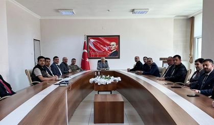 Orman Yangınlarıyla Mücadele Toplantısı Yapıldı