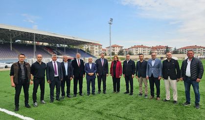 Nasreddin Hoca Stadyumu’nda Çalışmalar Hızla Devam Ediyor