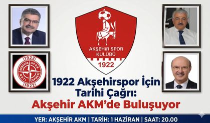 Dr. A. Nuri Köksal'dan Akşehir'e Çağrı: "1922 Akşehirspor İçin Kenetlenme Zamanı"