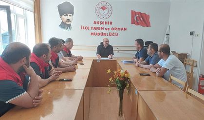 Akşehir İlçe Tarım Müdürlüğü'nde Hayvan Sağlığı ve Sevkleri Değerlendirildi