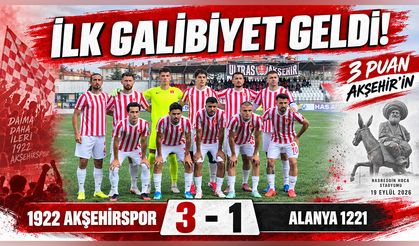 Akşehirspor’dan 3 Gollü Galibiyet!