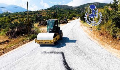 Belediye’den Kırsalda Asfalt Mesaisi