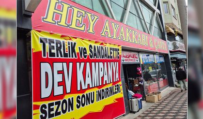 Hey Ayakkabı Çanta Mağazası’nda Maliyetine Satış