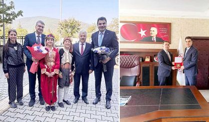 Heybet ve Erdem’den Kaymakam ve Başsavcıya Ziyaret