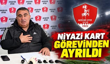 1922 Akşehirspor’da Niyazi Kart İstifa Etti