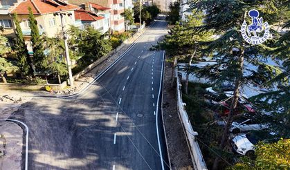 Sağlık Sokak’ta 7 Bin Metrekare Sıcak Asfalt Serildi