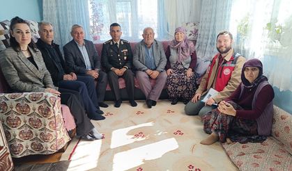 Karabulut Mahallesi’nde Gazi Ziyareti