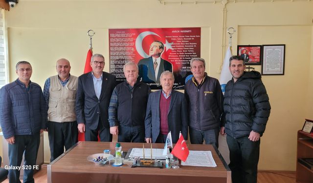 YUSUF KAHRAMAN MESLEK ODALARINI ZİYARET ETTİ