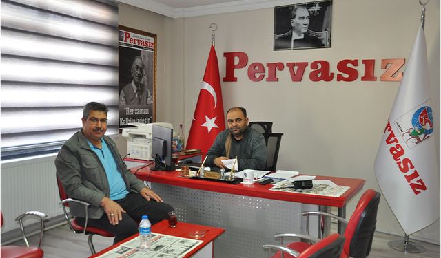 METİN AKSOY’DAN GAZETEMİZE ZİYARET