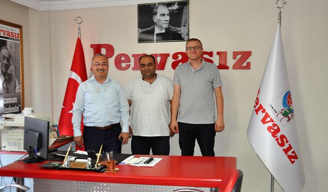 KAYMAKAM ÖZEL’DEN GAZETEMİZE ZİYARET