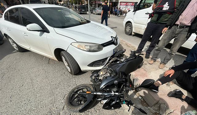 TARIK BUĞRA CADDESİ’NDE TRAFİK KAZASI: 1 YARALI