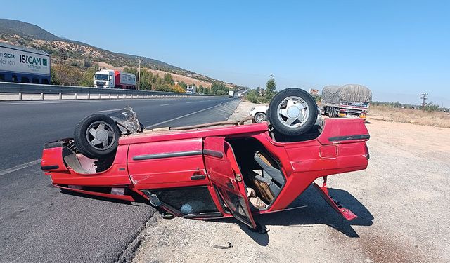 AKŞEHİR'DE TRAFİK KAZASI: 2 YARALI