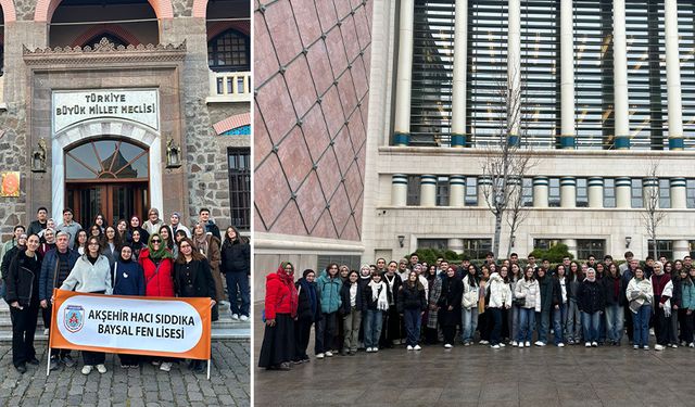 FEN LİSESİ ÖĞRENCİLERİNDEN ANKARA’DA ANLAMLI GEZİ