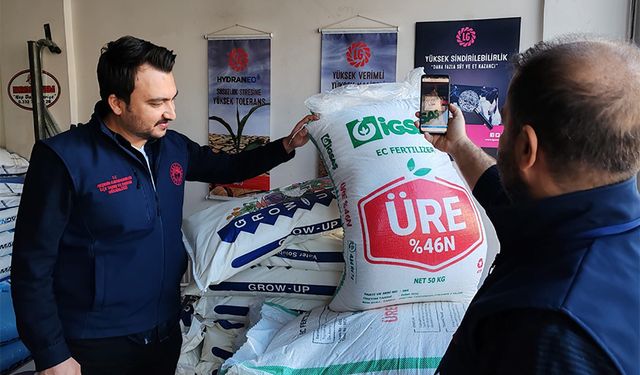 Akşehir’de Gübre Bayii Denetimleri