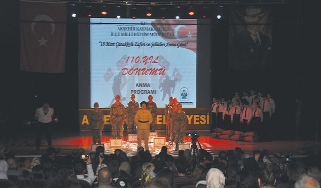 Akşehir'de 18 Mart Zaferi Kutlaması