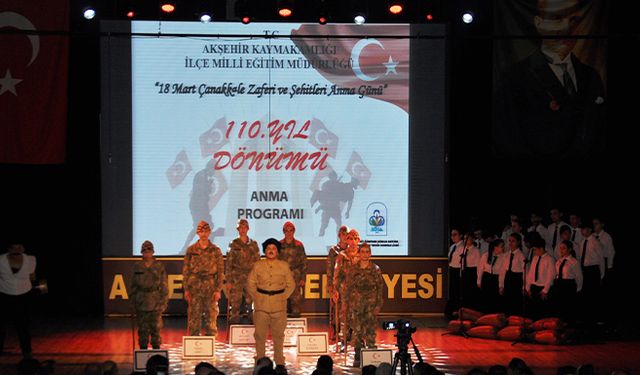 Akşehir'de 18 Mart Zaferi Kutlaması
