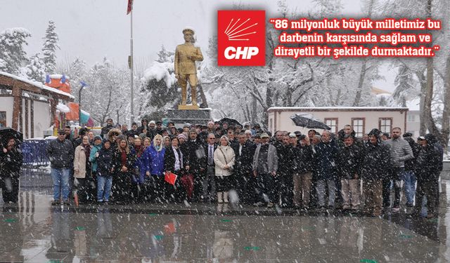 CHP'den İmamoğlu Protestosu