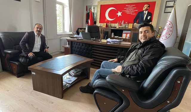 Orman Şefi Korkmaz'dan İşcan'a Ziyaret