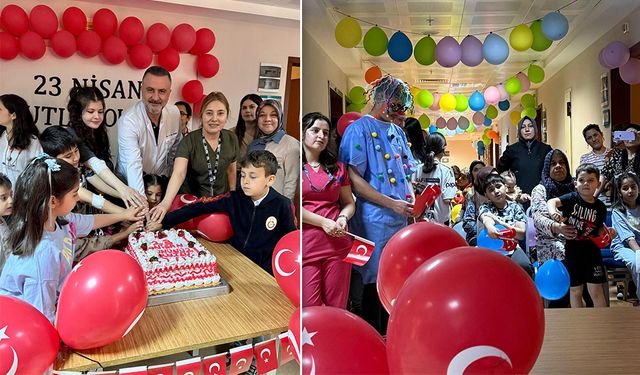 Devlet Hastanesi’nde 23 Nisan Coşkusu