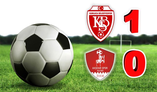 Kumluca Belediyespor: 1 Akşehirspor: 0