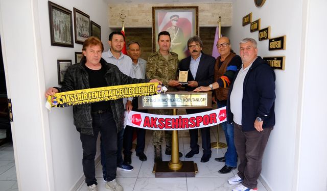 Akşehirspor'dan Albaylara Anlamlı Ziyaret