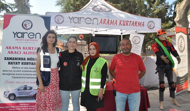 Yaren Arama Kurtarma Ekibi Akşehir Şenliği'nde Tanıtım Standı Açtı