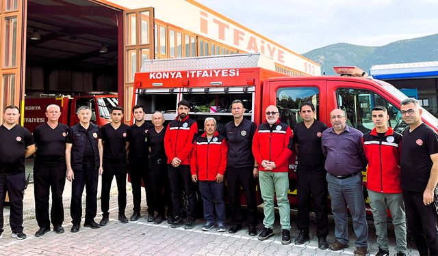 CAN-KURT’tan Konya İtfaiyesi’ne Anlamlı Ziyaret