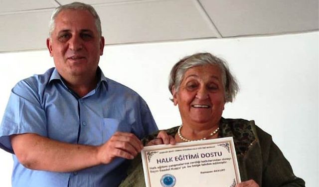 HEM’den Saadet Kuşçu’ya “Halk Eğitim Dostu Belgesi”