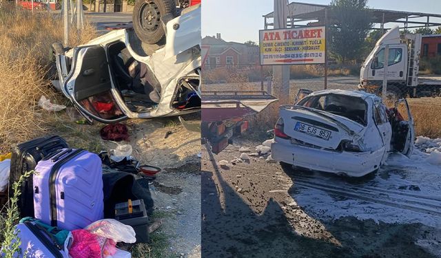 D-300’de Trafik Kazası 5 Yaralı