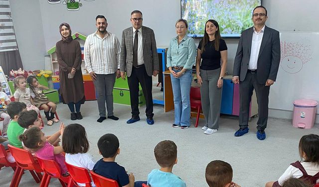 Topaloğlu’ndan Küçük Ağa Anaokulu’na Ziyaret