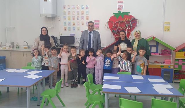 İlçe Milli Eğitim Müdürü Topaloğlu’ndan Anaokullarına Ziyaret