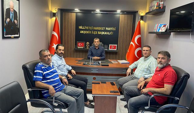 MHP MYK Üyesi Karakayacı’dan Akşehir Ziyareti