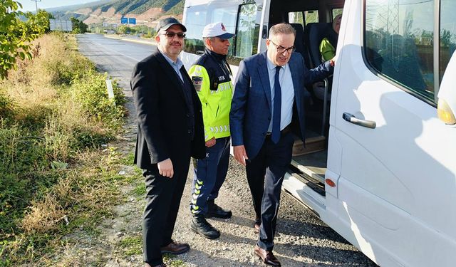 Öğrenci Servisleri Denetlendi