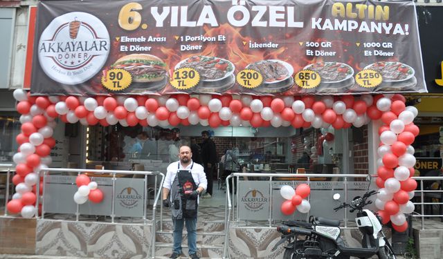 Akkayalar Döner, 6. Yılını Akşehir’de Büyük İndirimlerle Kutluyor