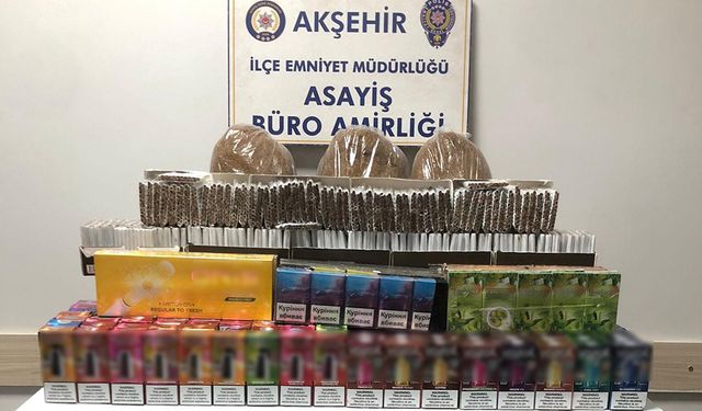 Akşehir Emniyeti’nden Kaçakçılara Darbe