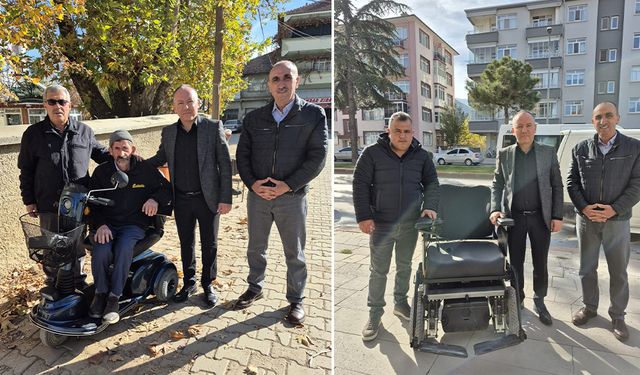 İYİ Parti’den İki Engelli Vatandaşa Akülü Tekerlekli Sandalye Desteği