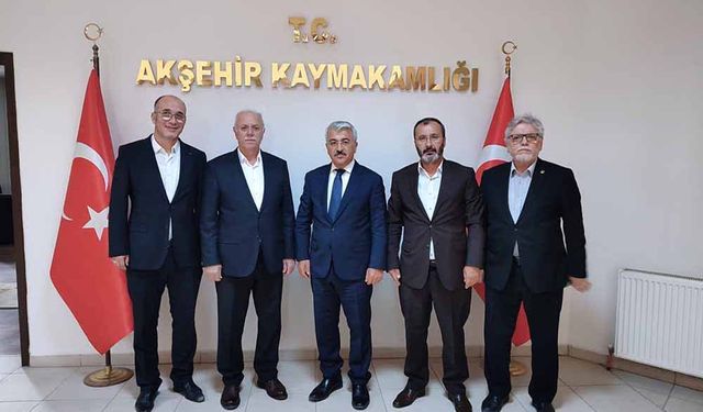 Eğitim-Bir-Sen Konya Şube Başkanı Karlıer’den Akşehir’de Ziyaret Trafiği