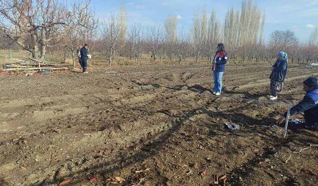 KOP Destekli Sera Kurulumu Başladı