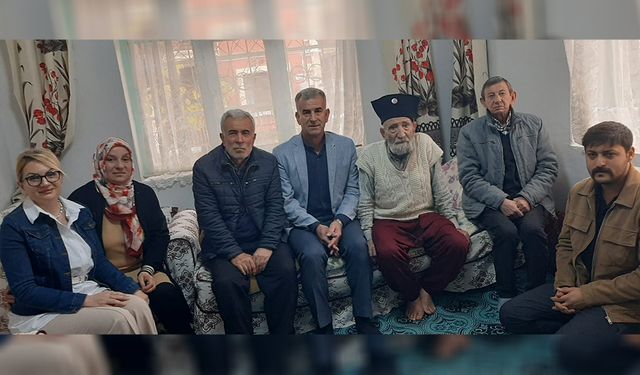 Kore Gazisi Kazım Çetinkaya’ya Şehit Ailelerinden Anlamlı Ziyaret