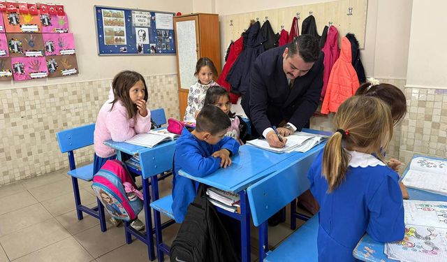 Kaymakam Taşavlı’dan Okullara Yakın İlgi