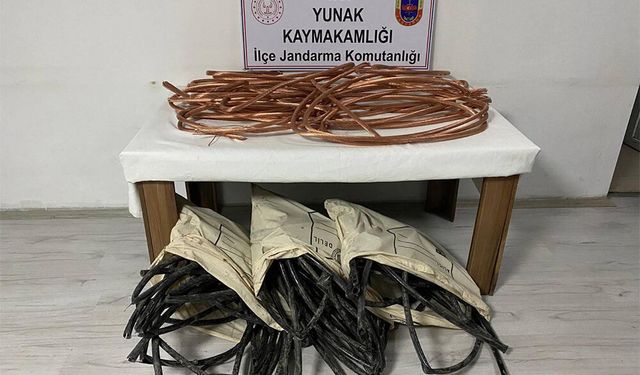 Jandarmadan Kablo Hırsızlarına Darbe