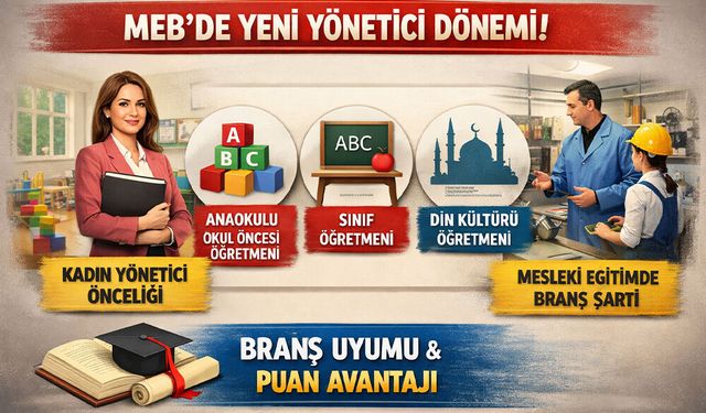 Branş Şartı ve Kadın Önceliği Geldi!