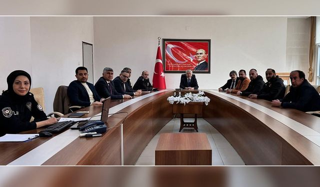 Kaymakam Yiğit Başkanlığında İlçe Spor Güvenliği Toplantısı Yapıldı