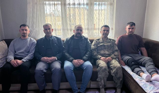 Irak’ta Yaralanan Uzman Çavuş Ali Aslan’a Geçmiş Olsun Ziyareti