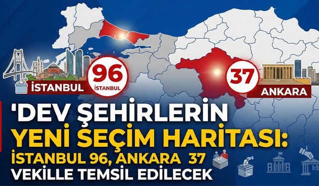 Ankara, Bursa, İstanbul ve İzmir Bölündü